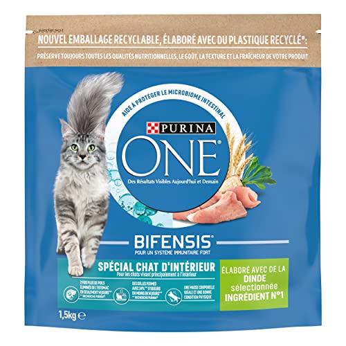 Purina One Kroketten für Katzen, Merkmal des Tieres wählbar, 1,5 kg – 6 Packungen (9 kg) – Ansicht 2