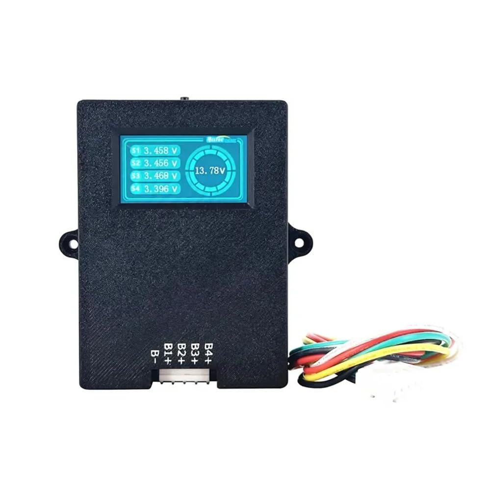 Wielofunkcyjny aktywny balanser 5A Lipo Lifepo4 4S z wyświetlaczem napięcia do systemów akumulatorów litowych 12 V