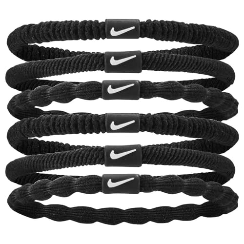 Nike Unisex Adult Flex Hair Tie 6pk