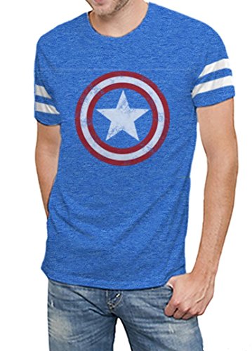 T-shirt Captain America Marvel look casual pour vos sorties entre amis ou soirées ciné