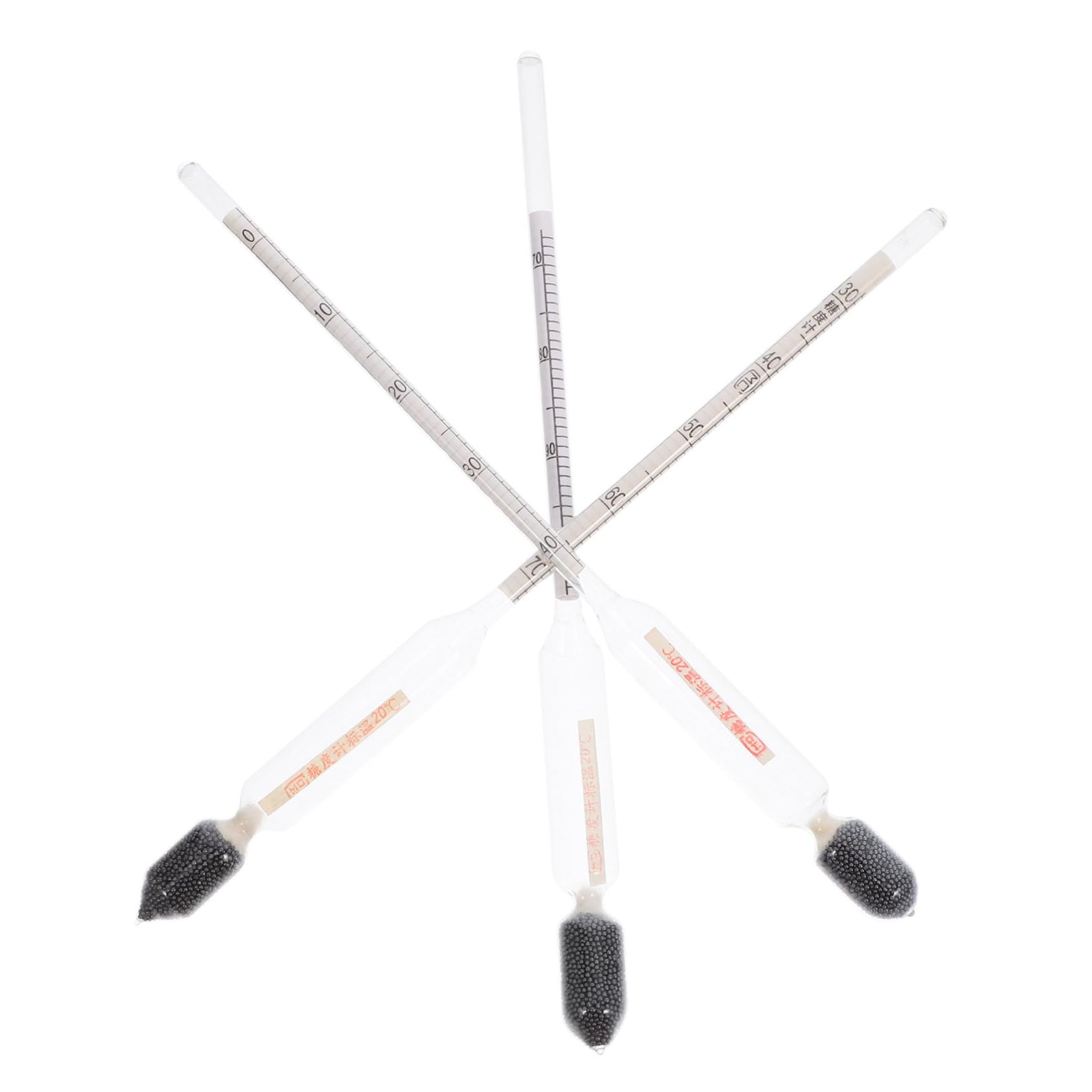 6stücke Teiliges Hydrometer Zuckeranalyse Präzise Messung Für Wein Und Bier -wert Von Robust Und Einfach Zu Bedienen