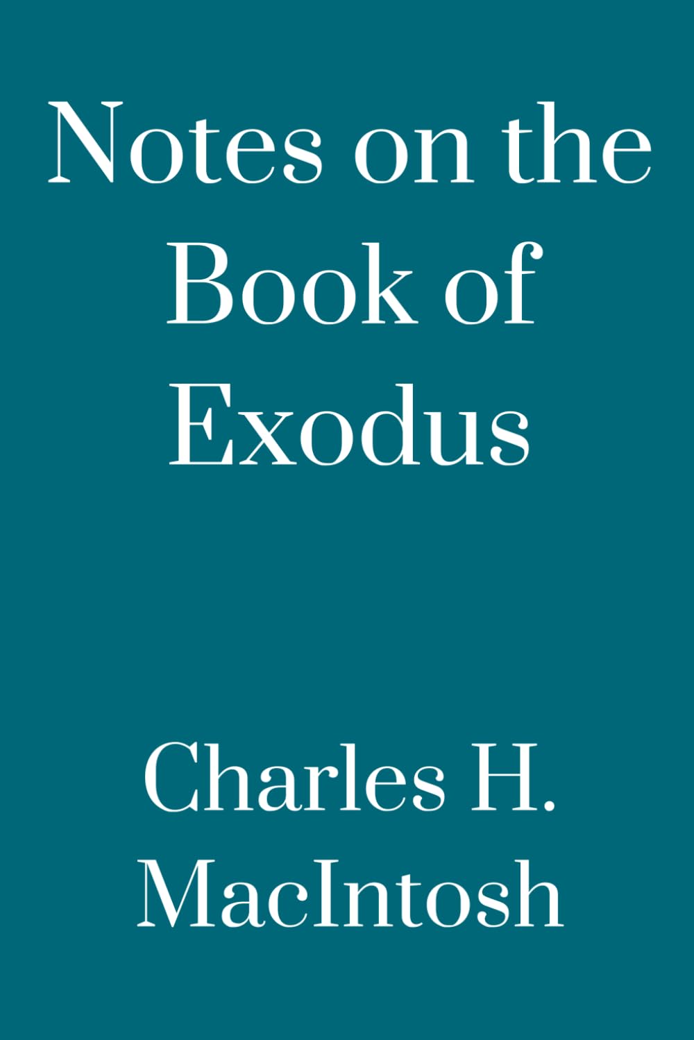 Notes on the Book of Exodus