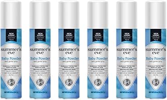 Summer's Eve Freshening Spray | Baby Powder | 2 oz Size | Pack of 6 | pH Balanced, Dermatologist & Gynecologist Tested