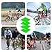 Bike Spoke Reflectors Bicycle Wheel Spoke Warning Reflector Cycling Reflective Strips 48PCS Green Bicycle Spoke Reflective Strip Cycling Wheel Reflector Bike Warning Strip Clip Tube Bicycle Wheel SPO