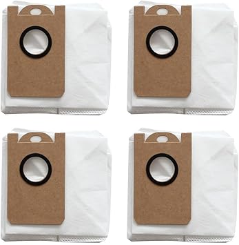 4/10 Pack Replacement Bags Fit For Airzeen Q10 Pro Robot Vacuum Cleaner, 2.5L Large Capacity Auto-Empty Station Bags With Advanced Filtration System4 PACK