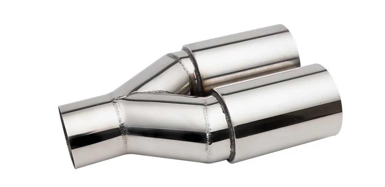 Terminale di Scarico Terminale Di Scarico Doppio In Acciaio Inossidabile Da 2,5'' Pollici Terminale Marmitta Piatto Da 3'' A Strato Singolo Coda Gola