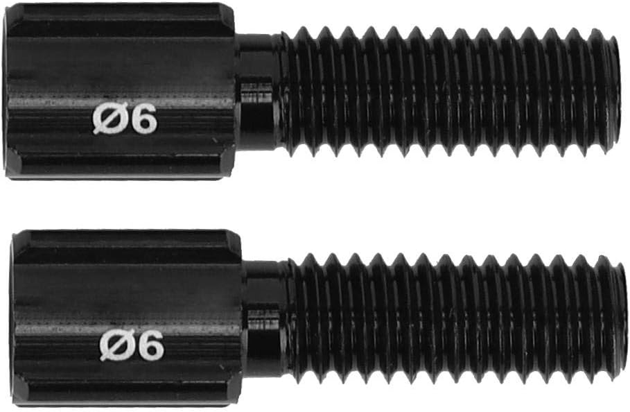 Keenso 10PCS RC122 Brake Cable Screw, Road Bike Rear Derailleur Brake Cable Line Thumb Shifter Adjuster Screw (Black)