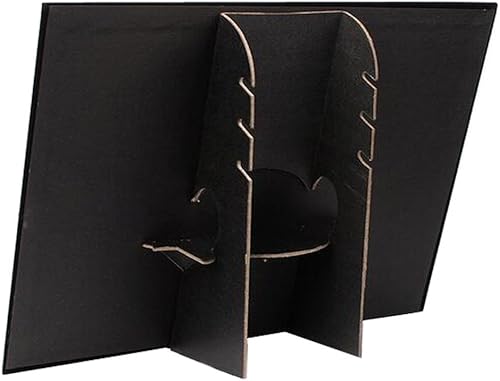 Miniatura 5 de JIFFWIND Organizador de joyas de terciopelo mejorado de 15.7 x 13 pulgadas, 20 ganchos, bandeja, bloc, vitrina, vitrina (paquete de 2)