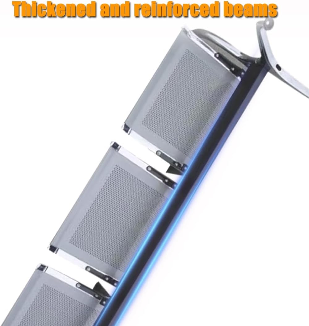 YVYKFZD 3-Seat Waiting Room Chairs, Waiting Room Bench with Arms, Heavy Duty Office Guest Reception Chairs, Steel Reception Bench Seating for Airport Hospital Bank(Gray)