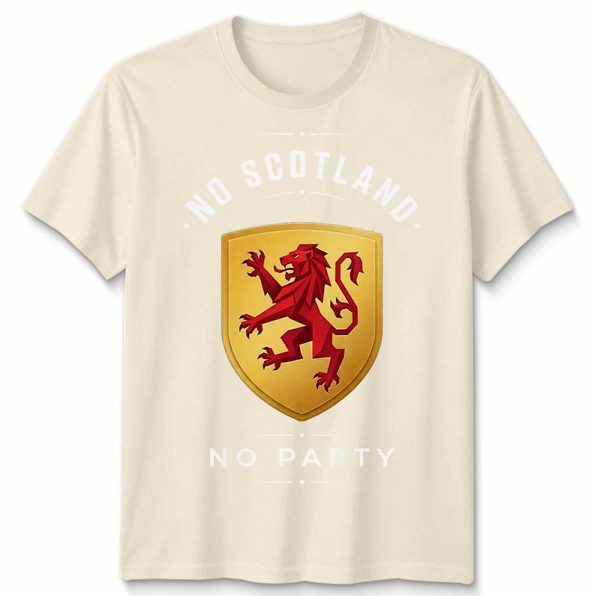 D&T No Scotland No Party Football Unisex T Shirt Scotland Fan Mens Womens Graphic Tee 5-6 Years