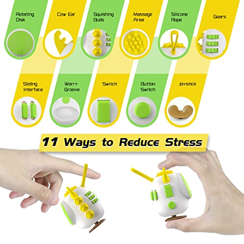 Fidget Cube Toy, Cute Premium 3D Fidget Cube For Kids Adults, Relax Toy For Stress Reliever, Adhd, Ocd, Autism, Quitting Bad Habits, Staying Awake, Cute Mini Unique Gadget For Anxiety Relief (Deer) #TOP1