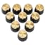 Black with Gold Cap