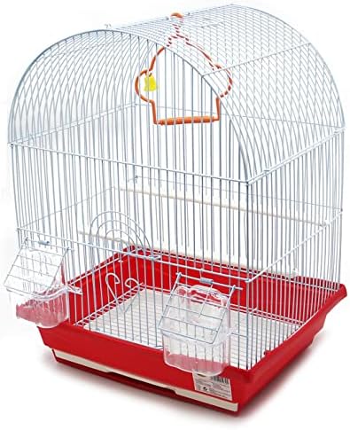 BPS Jaula Pájaros Pequeño para Pajarera Periquito Canarios Metal ...