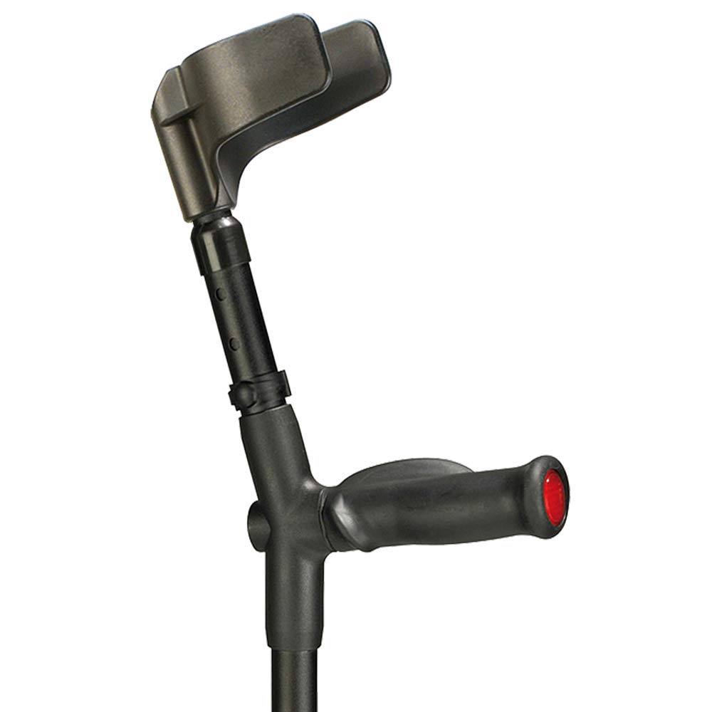 Wsparcie pod pachami Big XL z anatomowym miękkim uchwytem wraz z SAFETY FOOT, czarne
