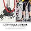 Schwinn Air Center Series or Basic Floor Pump, for a Range of Bikes, 100, 120 or 160 PSI, Soft Grip Handle, Dual Head for Schrader and Presta Valves, Manual Air Pump