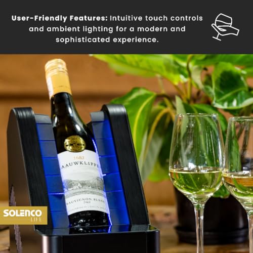 Refroidisseur de vin Solenco Life avec contrôle précis de la température