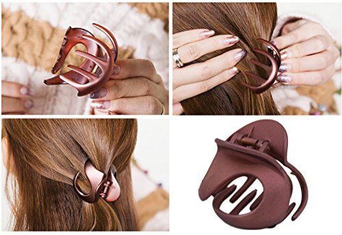 image for Jaw Clips, Fascigirl 5pcs Hair Clamps Simple Irregular Non Slip Hair A
