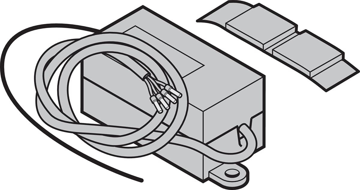 Diagram of Hormann HE 1 Radio Receiver with cable