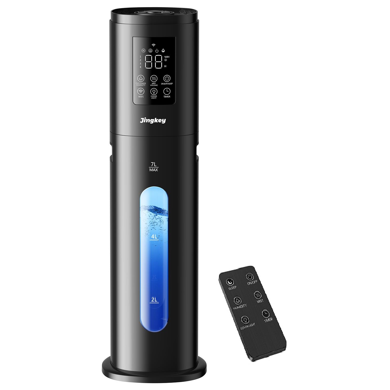 Humidificateur de pièce 4 niveaux de brume avec télécommande et appli