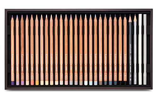 Creative Art Materials Caran D'ache Luminance Colored Pencil Sets Set Of 80 Wood Box (6901.476) #TOP4