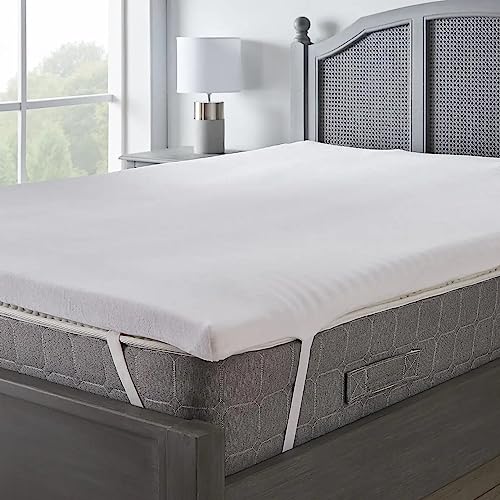 Luxury 7cm (3inch) ZenFloat® Memory Foam Mattress Topper Enhancer Overlay Dual-Layer Back Pain Relief, Includes Cool Bamboo Tech Zip Removable Washable Cover (Single)