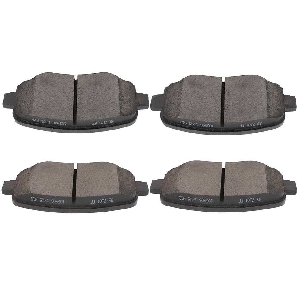SCITOO D1809 Rear Ceramic Brake Pads Sets Fit For Fiat 500X 2016-2020,For Jeep Renegade 2015-2022