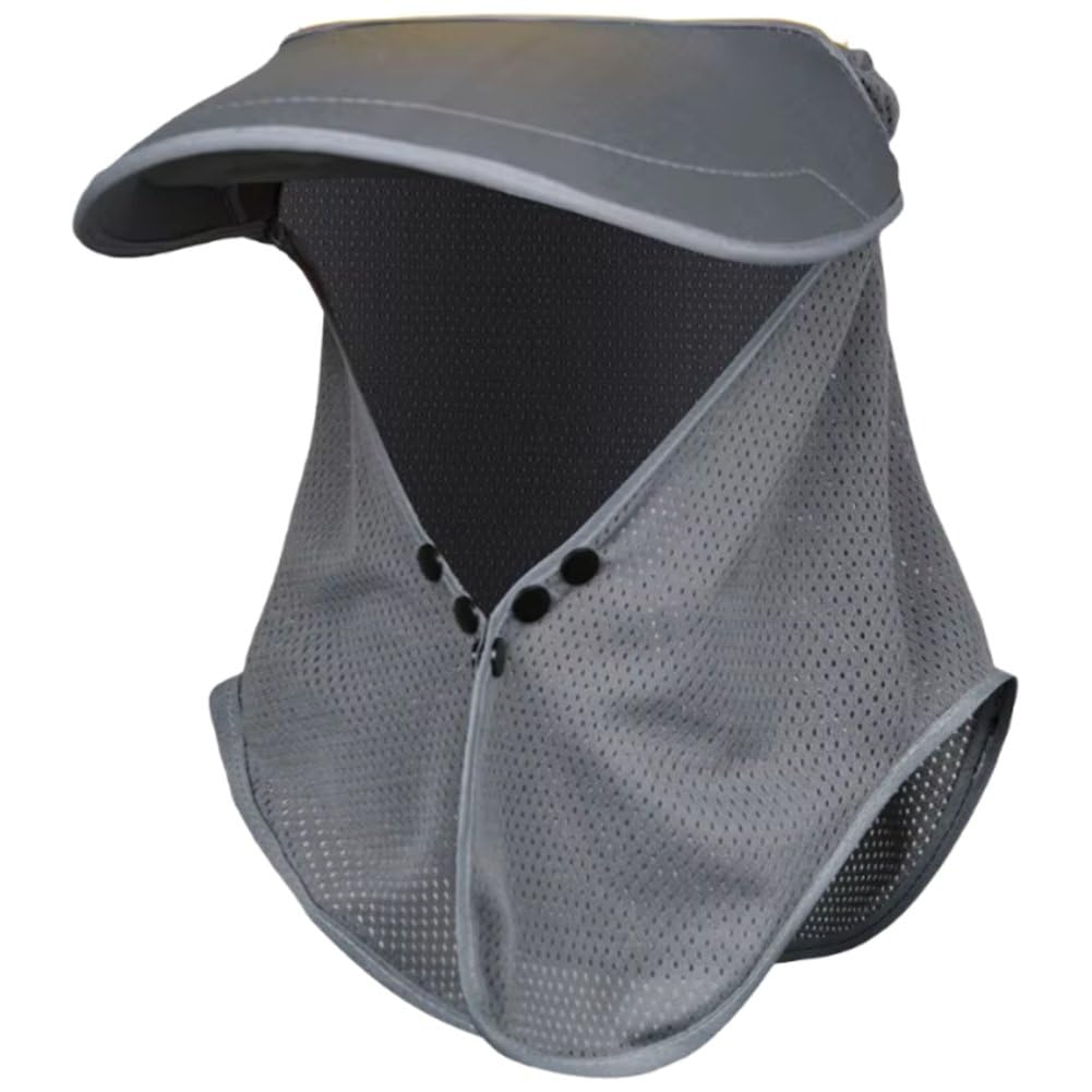Ppmter Hard Hat Sun Shade, Mesh Neck Shield Sun Visor for Outdoor Construction Hardhats Safety Helmet Hard Hat Accessories