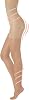 CALZITALY High-Waist Shaper Tights compression 8 mmhg, Control Body & Leg relaxing, Shaping pantyhose | S, M, L, XL, XXL, 3XL, 4XL | 20 den | Black, Natural | Made in Italy