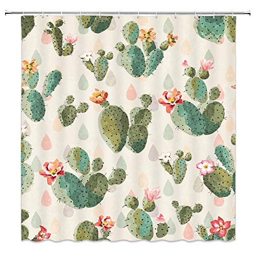 Cactus Shower Curtain Mexican Texas Cactus