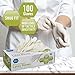 MED PRIDE Disposable Latex Medical Examination Gloves, Powder-Free, 5 Mil Thick, Professional-Grade, Ambidextrous, Multi-Purpose Use (Medium/100)