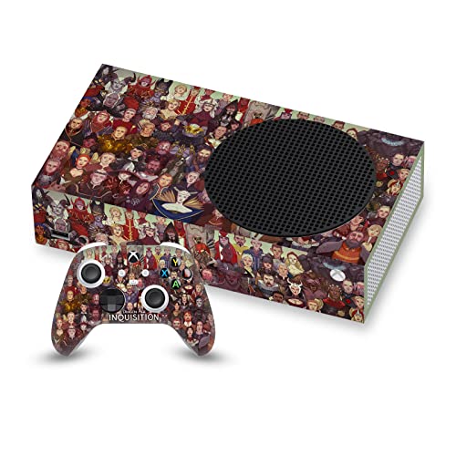 Peau vinyle Xbox Series S Dragon Age protège console et manette des traces de doigts