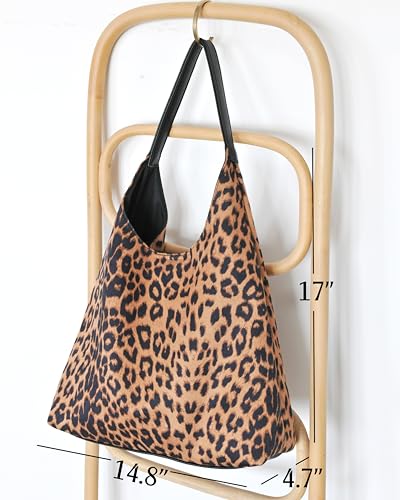 Bolso Tote Leopardo para Mujer con Cierre Magnético miniatura 3