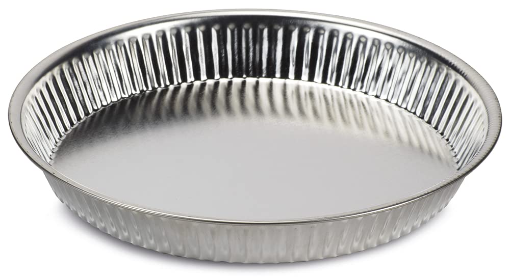Guardini, Tortiera apribile 1 fondo 30 cm, Banda stagnata per torte, Argento, Made in Italy, Linea Selenia