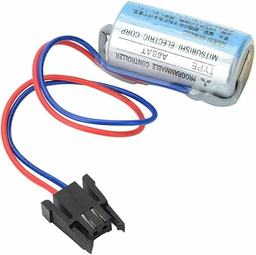 Miniatura 4 de MEELER - Paquete de 2 baterías de litio A6BAT PLC de 3.6 V para Mitsubishi Servo A6bat ER17330V FANUC sistema CNC no recargable
