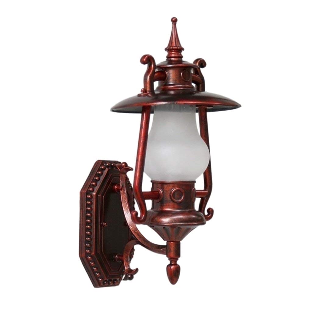 Lampe de kérosène rétro pour balcon et escalier, éclairage vintage en verre