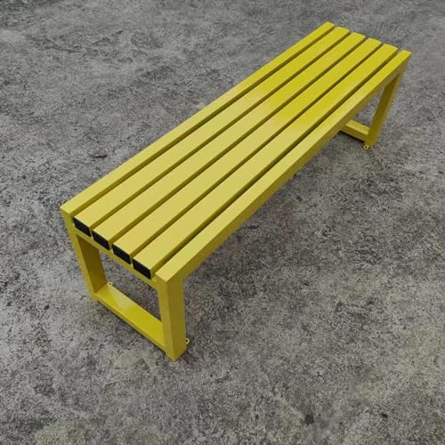 Banc de jardin 2 places en bois huilé résistant aux intempéries pour patio