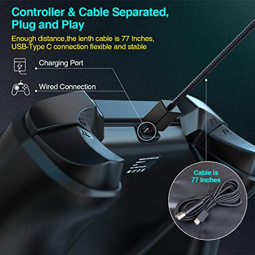 JORREP Controle com fio Xbox One para Xbox One, Xbox One S/One X, console Xbox Series X/S, PC Window