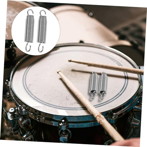 Resorte para pedal de batería bajo 6 piezas acero inoxidable miniatura 7
