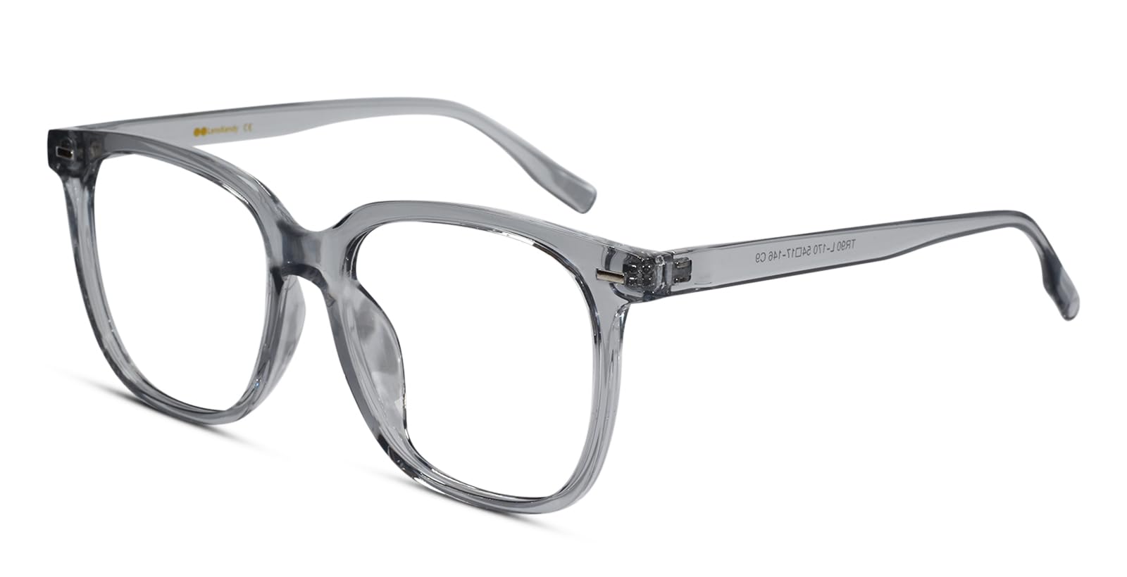 LensKandy Wayfarer Blue Cut Computer Glasses For Eye Protection | UV Protection Zero Power, Antiglare & Blue Light Filter Glasses | Men & Women | Large | Grey | L170 (B0C85JLWSG) Amazon Price History, Amazon Price Tracker
