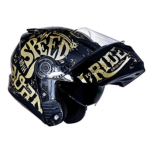CAPACETE NORISK FORCE BORN TO RIDE DOURADO 58/M