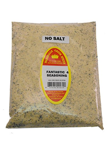 Marshalls Creek Kosher Spices 3 Pack (st30) FANTASTIC 4 SEASONING NO SALT REFILL 10 OZ.