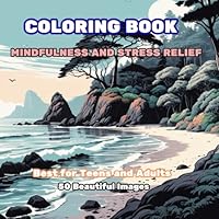 Stress Relief: Adult coloring book: Mindfulness and Stress Relief with Landscapes, Animals, Flowers and more. B0DBDMXSML Book Cover