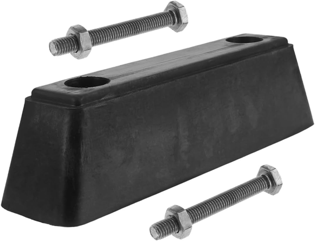 Thick Rubber Truck Bumper Guard Trailer Ramp Door Protector Rear Impact Absorber Collision Preventer Heavy Duty Trailer Accessory for Cars Trucks