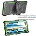 Tekcoo Holster Case for Motorola Moto G Stylus 5G | 2023 Only | XT2315 [Tshell] Shock Absorbing [Built-in Screen] [Kickstand Locking Belt Clip] Carrying Secure Swivel Defender Full Body Cover - Green