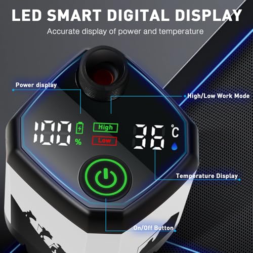 Image of 7800mAh Upgrade Portable Camping Shower with Digital Display & Temperature