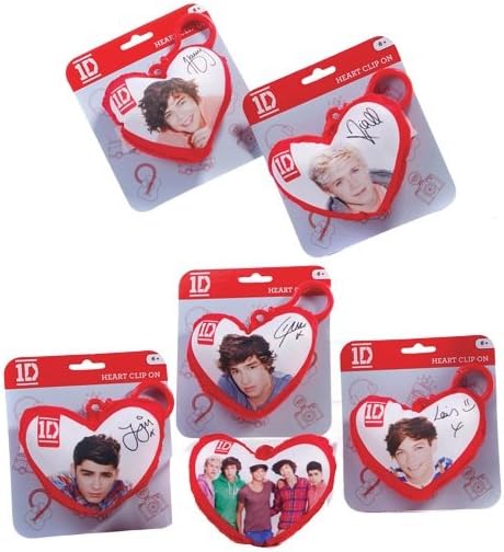 One Direction Heart Bag Clip Keyring - Zayn