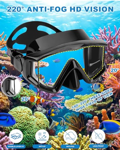 Diving mask Anti-Fog Swimming Snorkel mask Suitable for Adults Scuba Dive Swim Snorkeling Goggles Masks - Image 4