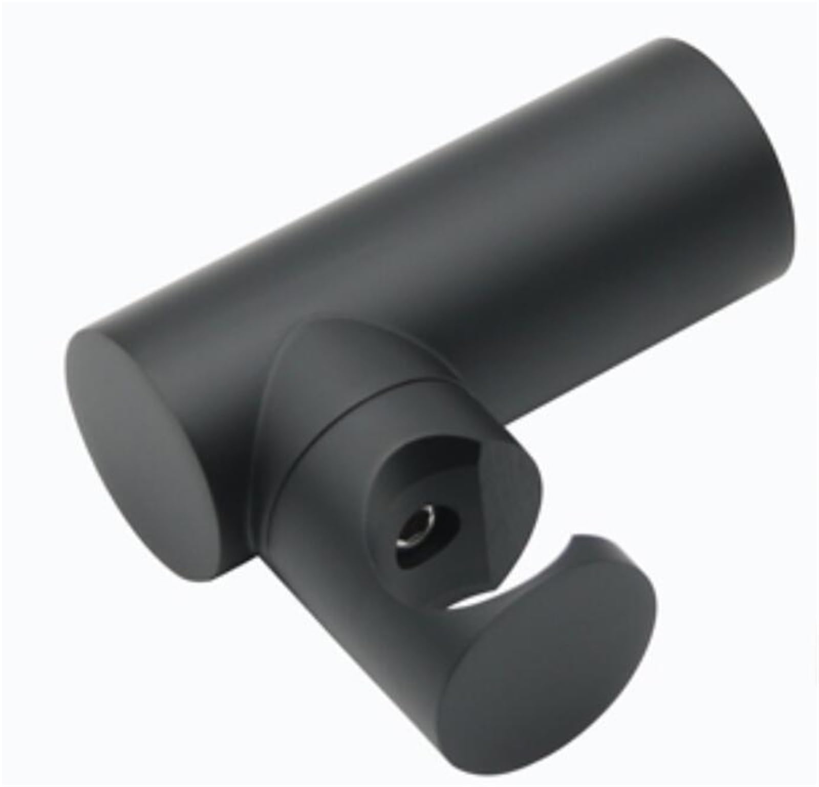Csshnl Round Black Shower Head Holder Hand Shower Hook Holder Bathroom