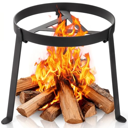 Elsjoy Folding Campfire Tripod for Cast Iron Dutch Oven