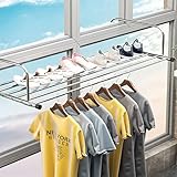 Espace de séchage personnalisable: Les barres réglables de ce rack à linge vous permettent d'adapter l'espace de séchage à vos préférences, en vous assurant que vous pouvez sécher n'importe quel article, grand ou petit.